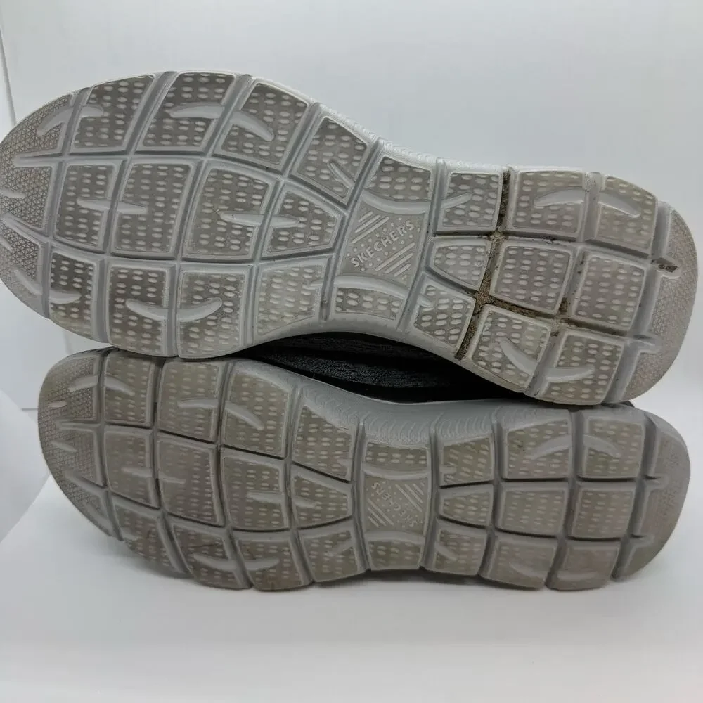 Skechers Mens Summits Key Place Slip-Ins Sneakers Size 9 Wide Charcoal/Black